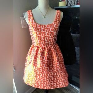 ***FINAL REDUCTION***NWT $325 Aqua Tangerine Polkadot Dress - Sz 4